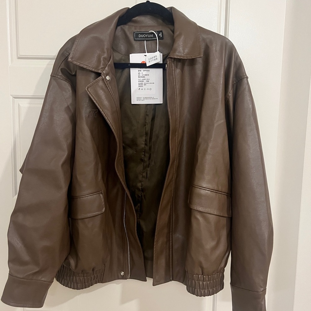 Brown Stylish Jacket with Warm Lining